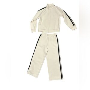Kids Uniqlo sweatsuit combo pants 7-8 sweatshirt 9-10